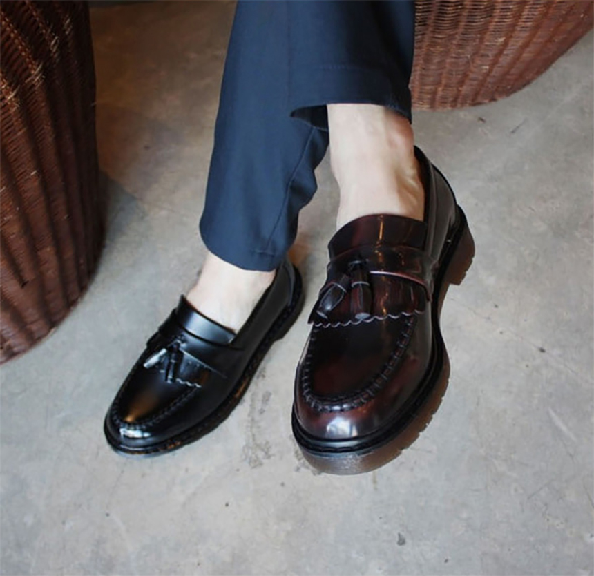 Men Leather Shoes casual loafers tassel shoes fash