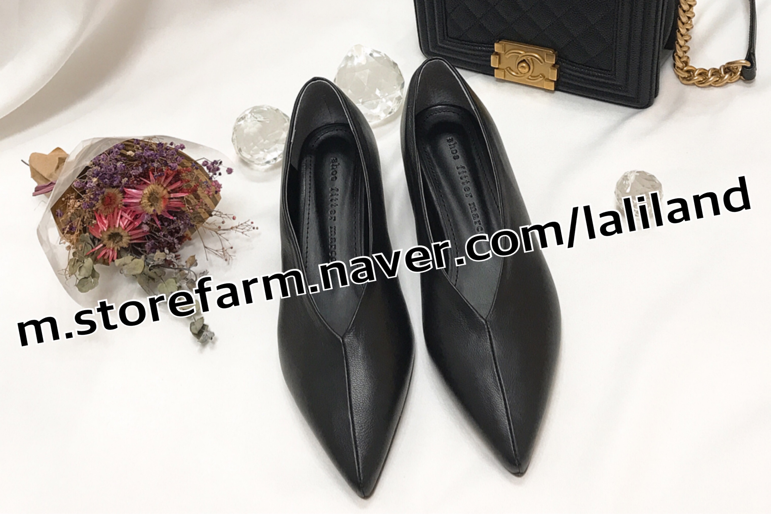 Cowhide Women's Handmade Middle-Heel Sophistica