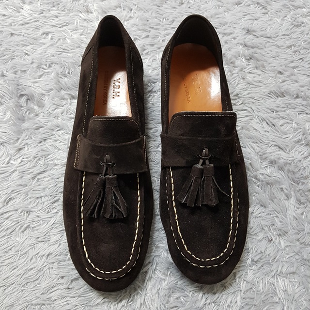 Handmade Suede Tassel Loafers 7color Paddock Weddi