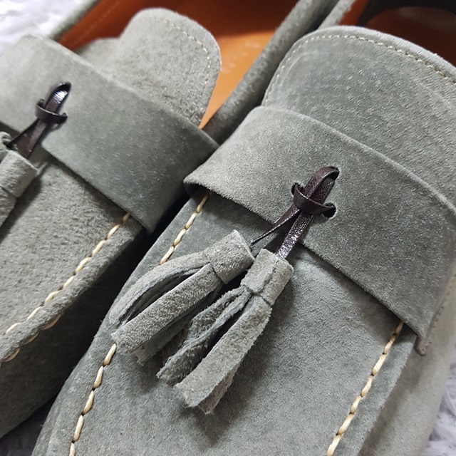 Handmade Suede Tassel Loafers 7color Paddock Weddi