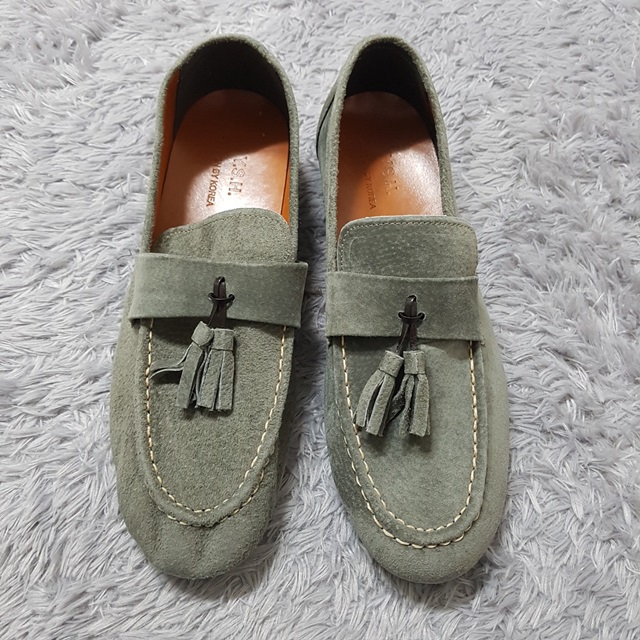 Handmade Suede Tassel Loafers 7color Paddock Weddi