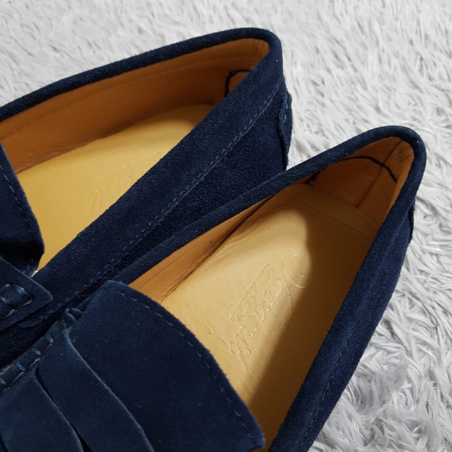 Suede driving shoes Penny loafers 4color Paddocks 