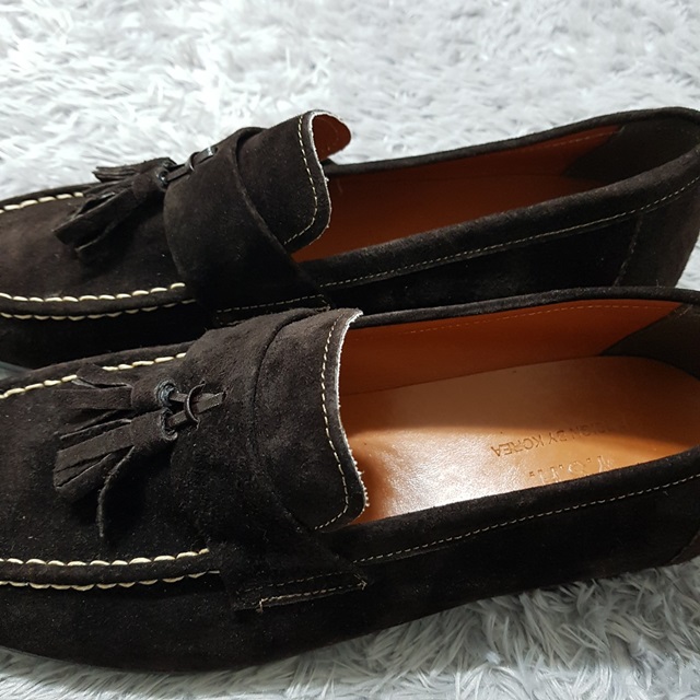 Handmade Suede Tassel Loafers 7color Paddock Weddi