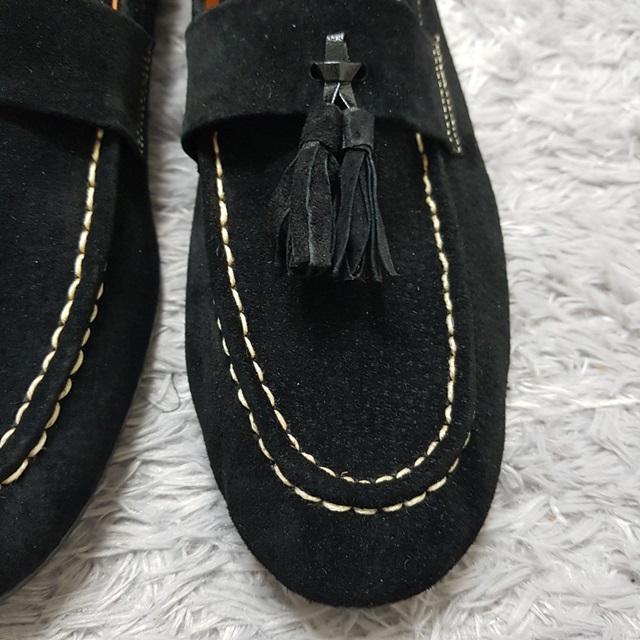 Handmade Suede Tassel Loafers 7color Paddock Weddi