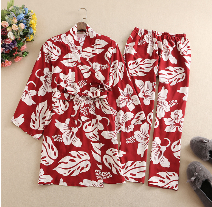 Yukata pajamas pajama set sexy gown kimono