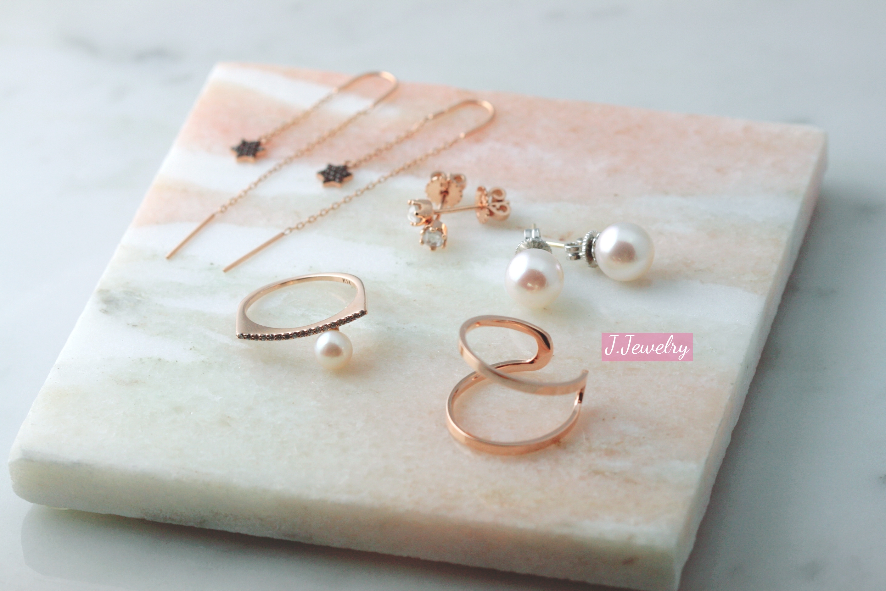 14k 18k Gray Milky Rough Diamonds Earrings Women&#