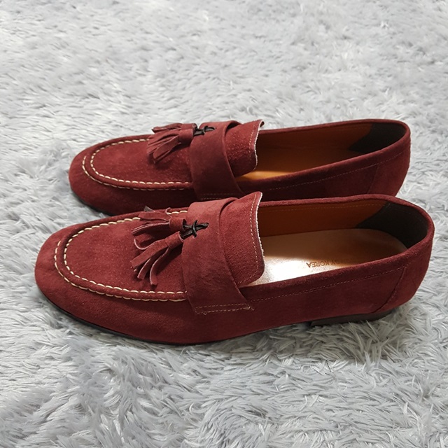 Handmade Suede Tassel Loafers 7color Paddock Weddi