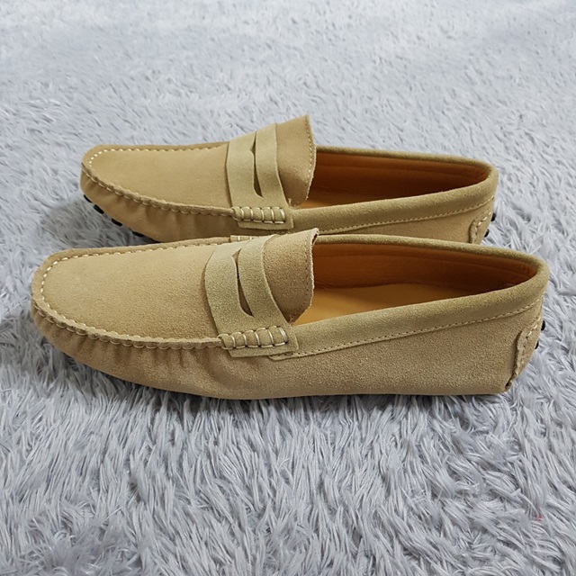 Suede driving shoes Penny loafers 4color Paddocks 
