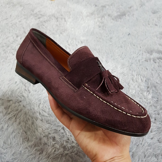 Handmade Suede Tassel Loafers 7color Paddock Weddi