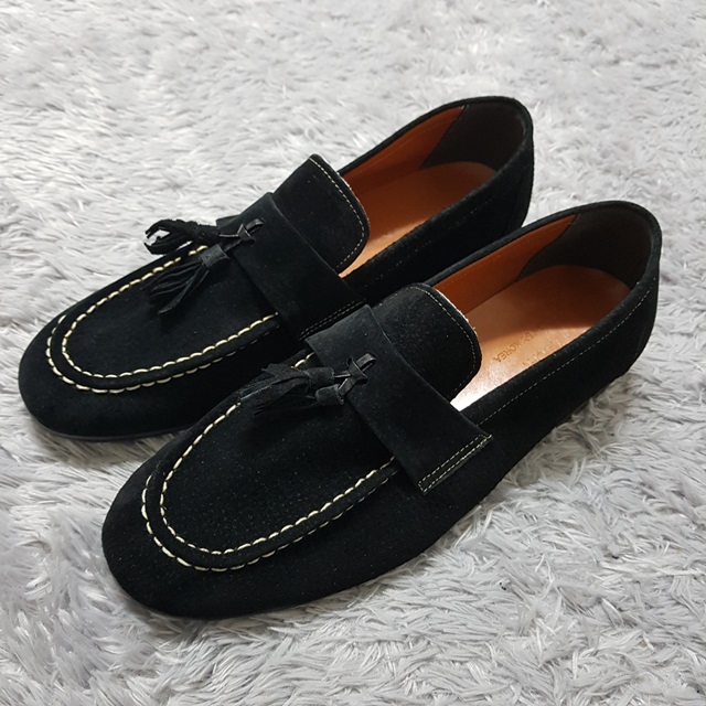 Handmade Suede Tassel Loafers 7color Paddock Weddi