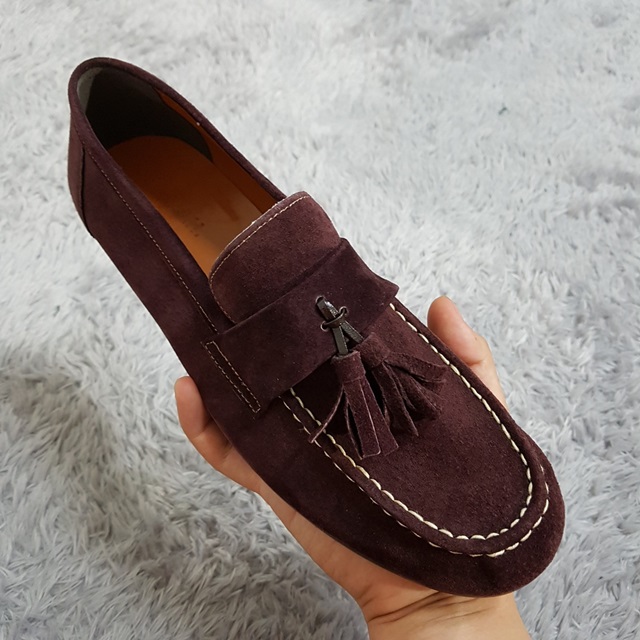 Handmade Suede Tassel Loafers 7color Paddock Weddi