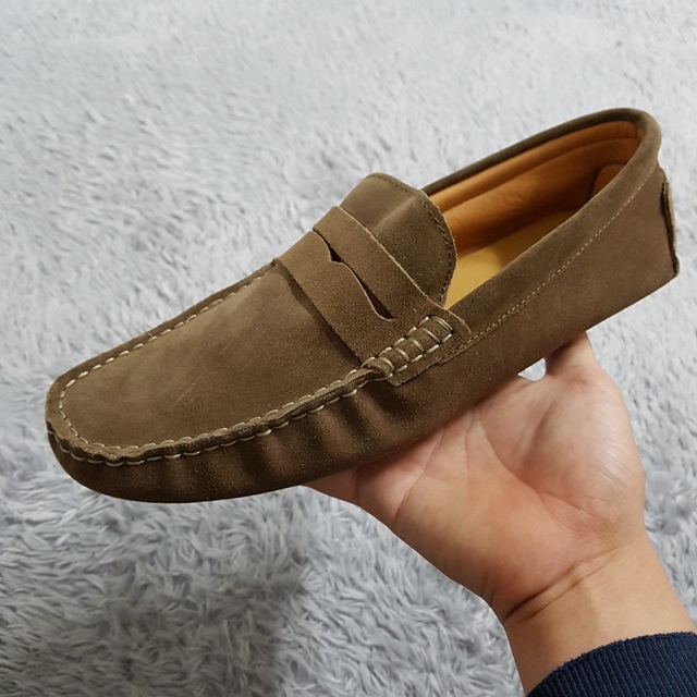 Suede driving shoes Penny loafers 4color Paddocks 
