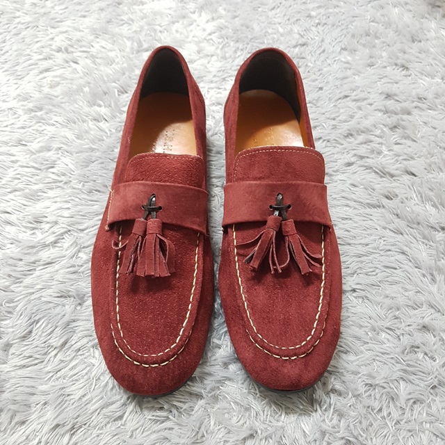 Handmade Suede Tassel Loafers 7color Paddock Weddi