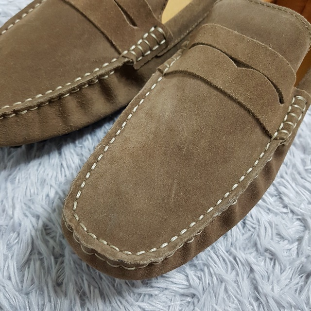 Suede driving shoes Penny loafers 4color Paddocks 