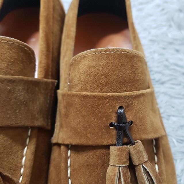 Handmade Suede Tassel Loafers 7color Paddock Weddi