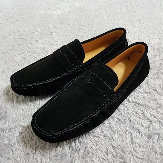 Suede driving shoes Penny loafers 4color Paddocks 
