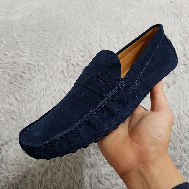Suede driving shoes Penny loafers 4color Paddocks 