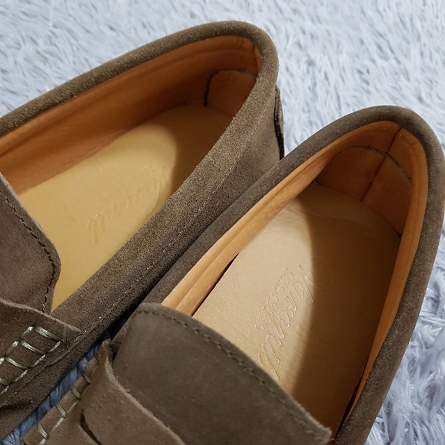 Suede driving shoes Penny loafers 4color Paddocks 