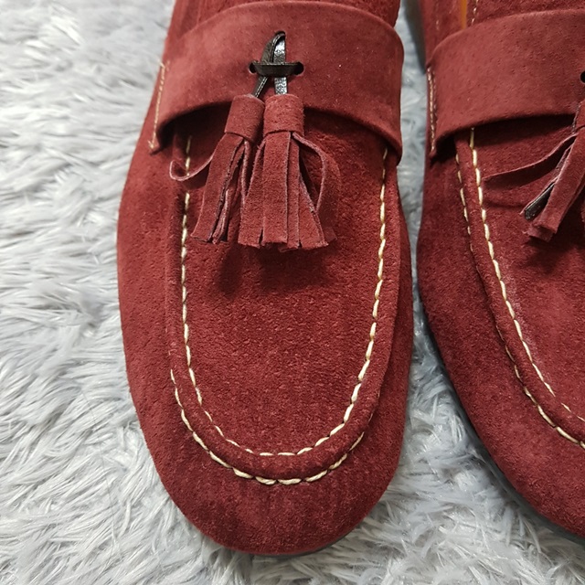 Handmade Suede Tassel Loafers 7color Paddock Weddi