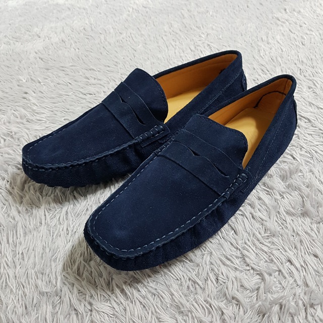 Suede driving shoes Penny loafers 4color Paddocks 
