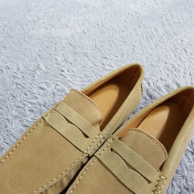 Suede driving shoes Penny loafers 4color Paddocks 