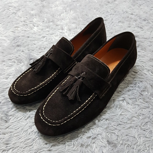 Handmade Suede Tassel Loafers 7color Paddock Weddi