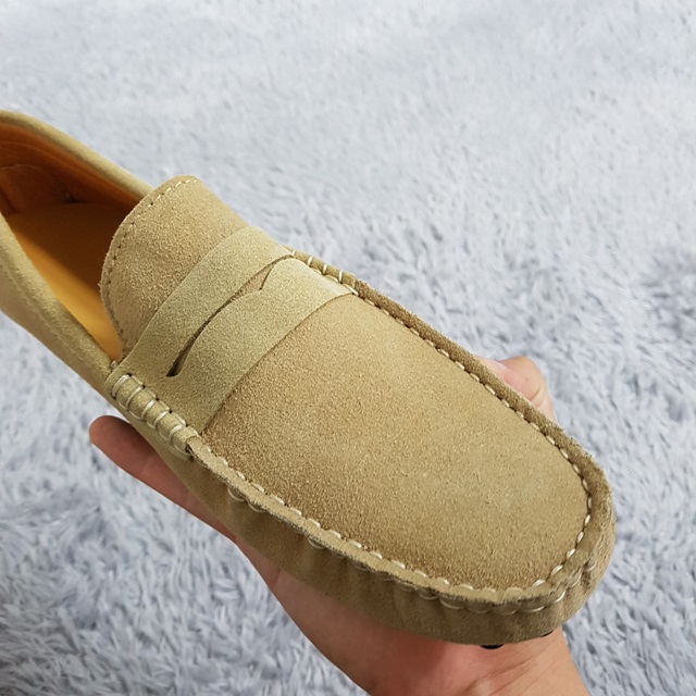 Suede driving shoes Penny loafers 4color Paddocks 