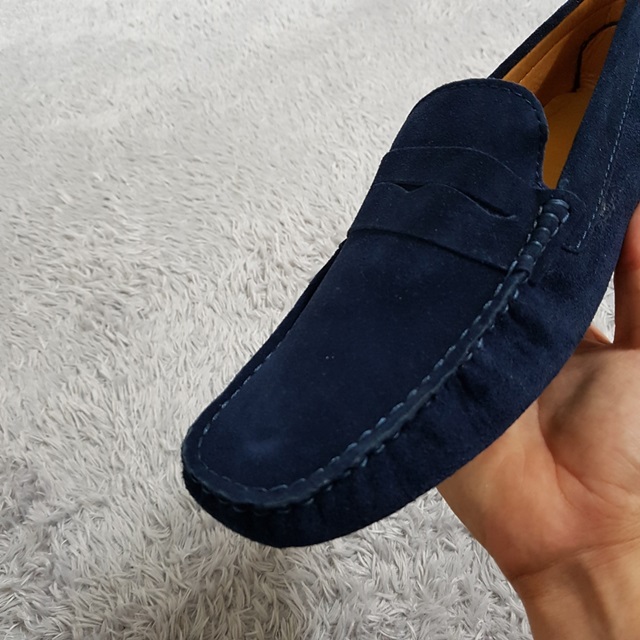Suede driving shoes Penny loafers 4color Paddocks 