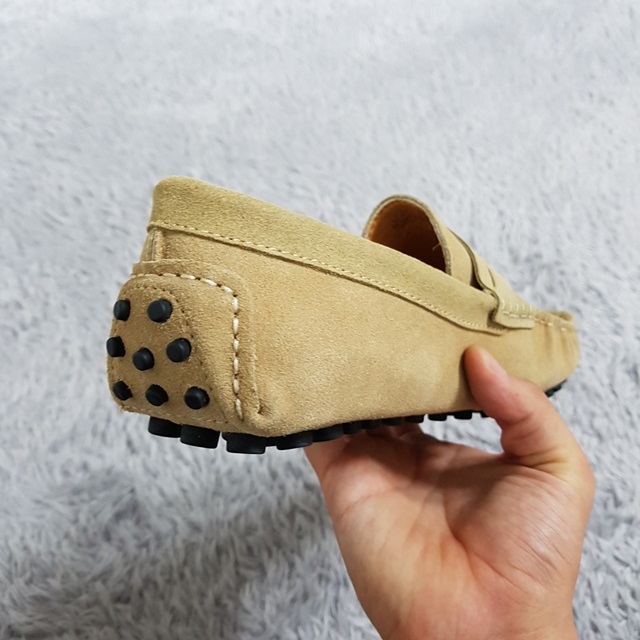 Suede driving shoes Penny loafers 4color Paddocks 