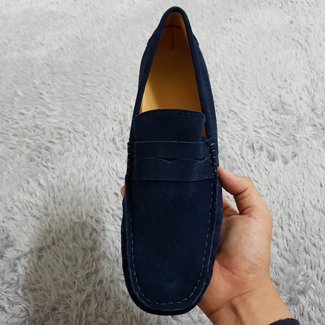 Suede driving shoes Penny loafers 4color Paddocks 