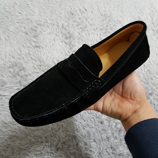 Suede driving shoes Penny loafers 4color Paddocks 