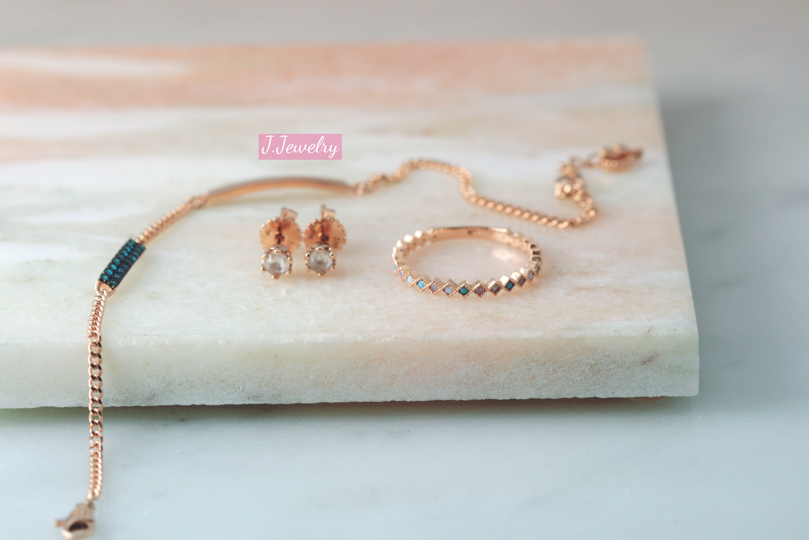 14k 18k Gray Milky Rough Diamonds Earrings Women&#