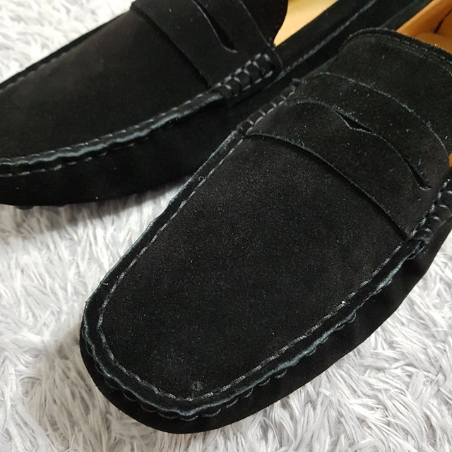 Suede driving shoes Penny loafers 4color Paddocks 