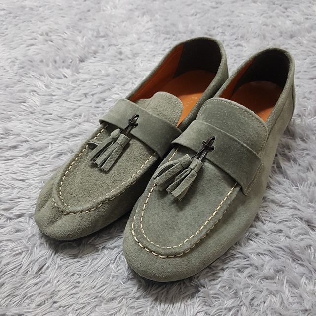 Handmade Suede Tassel Loafers 7color Paddock Weddi