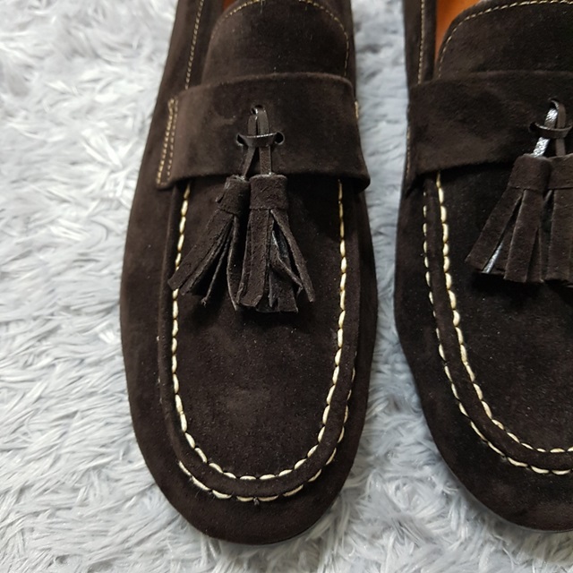Handmade Suede Tassel Loafers 7color Paddock Weddi