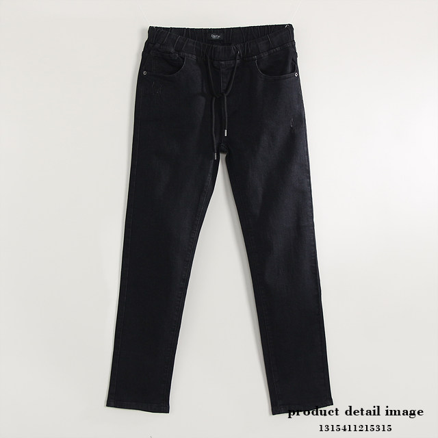 Korea Jeans Pants Date Spanbasic lapso Bending Jea