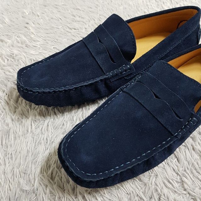 Suede driving shoes Penny loafers 4color Paddocks 