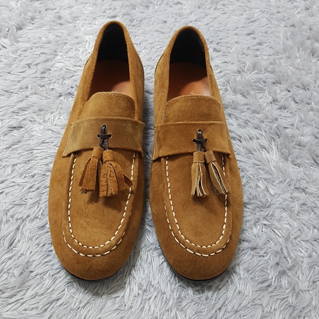 Handmade Suede Tassel Loafers 7color Paddock Weddi
