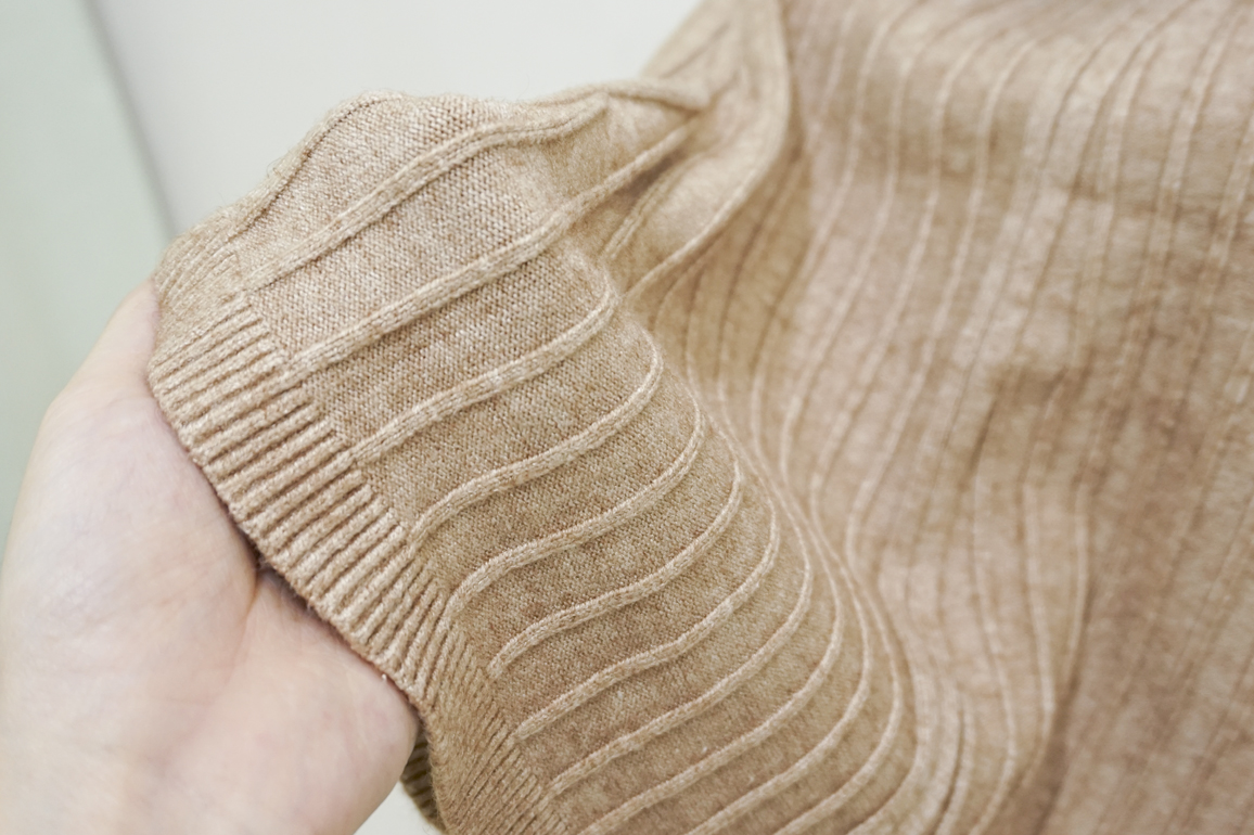 Knit Banding Flare Skirt Winter Long Autumn Long