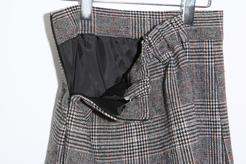 Checked Mermaid Unavailable Fall Winter Woolen Loo