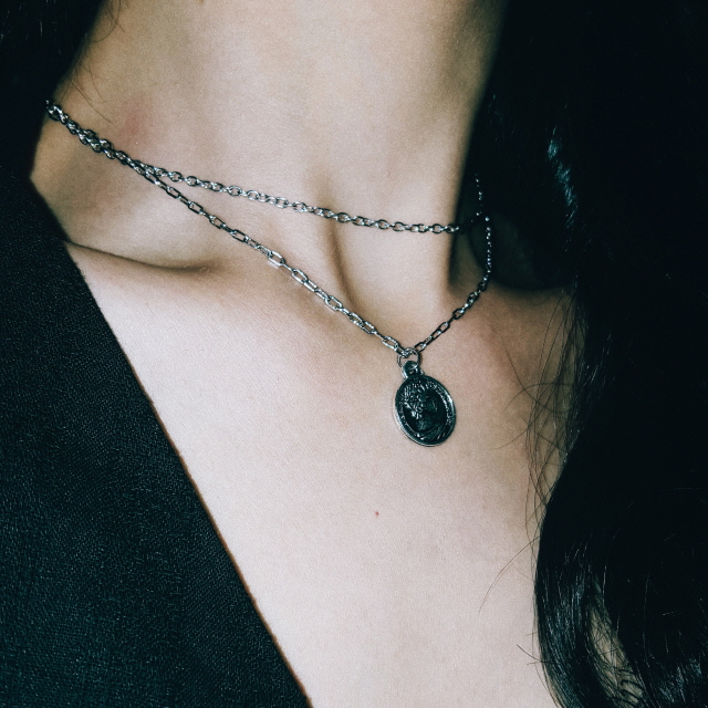 Mycenae Layered Necklace Vintage Necklace Pendant 