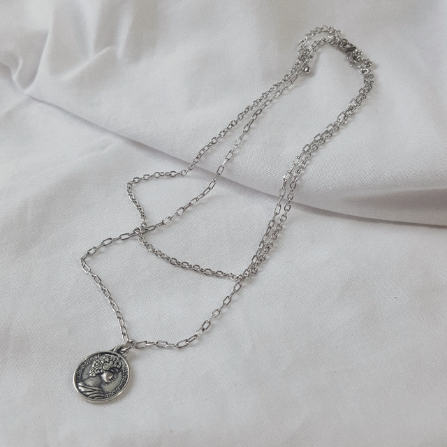 Mycenae Layered Necklace Vintage Necklace Pendant 