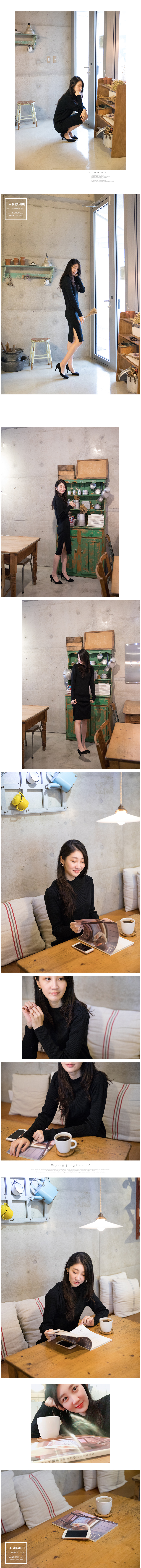 Goliath Long Knit Dresses Banpo Paula h line Custo