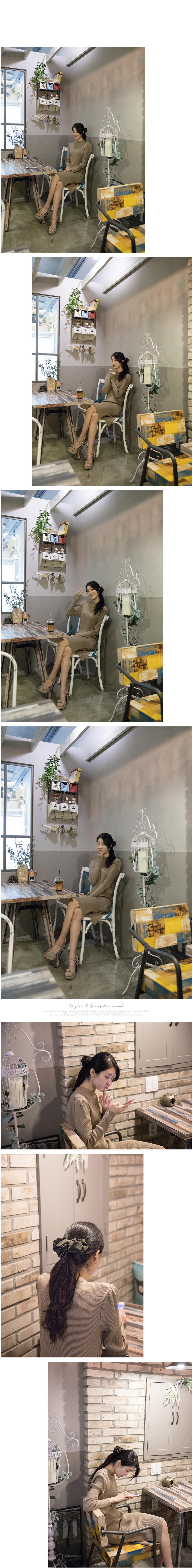 Goliath Long Knit Dresses Banpo Paula h line Custo