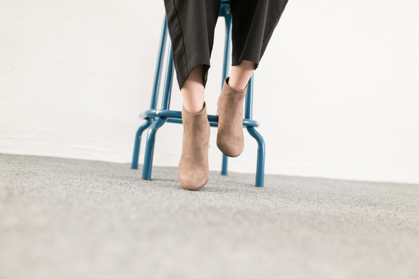 Pearl jacquard suede angle boots 5.5cm Bonnie and 