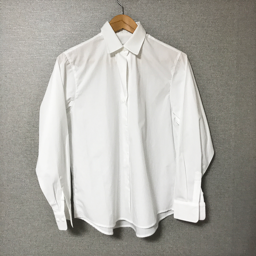 Basic Natural White Shirt 20 ladies clothes clean 