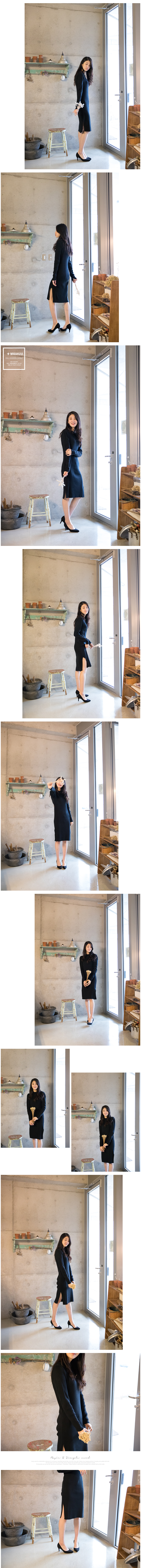 Goliath Long Knit Dresses Banpo Paula h line Custo