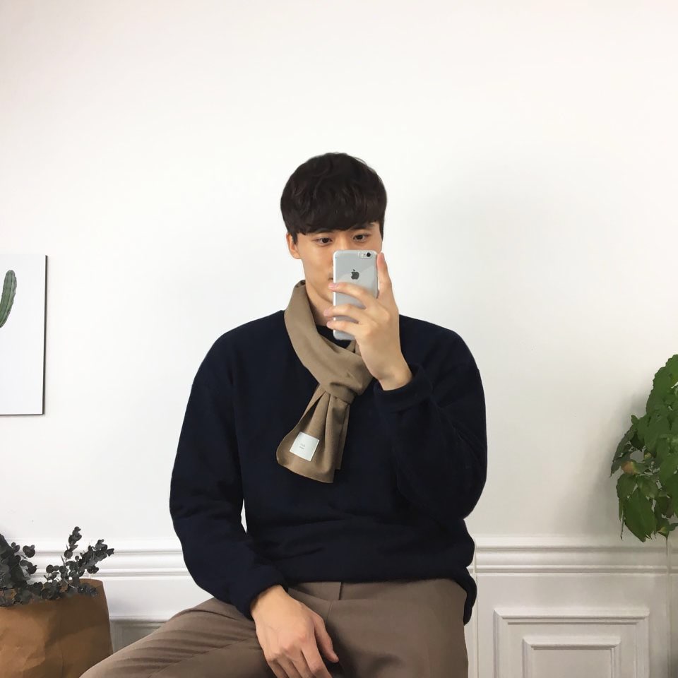 Men Women Basic Muffler 4color Male Couple Basic D