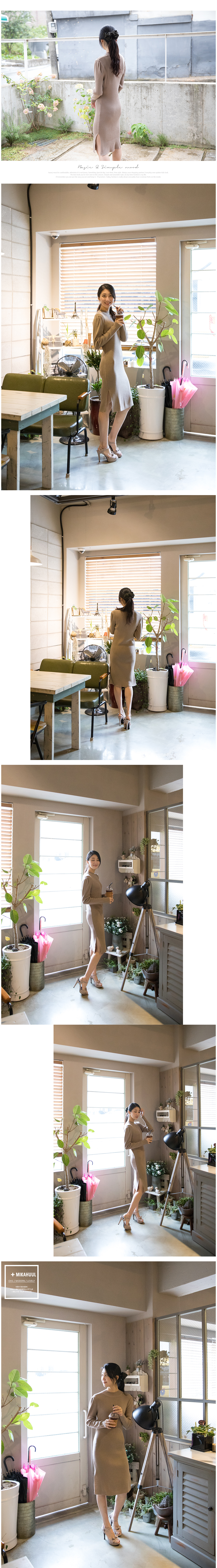 Goliath Long Knit Dresses Banpo Paula h line Custo