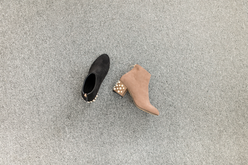 Pearl jacquard suede angle boots 5.5cm Bonnie and 